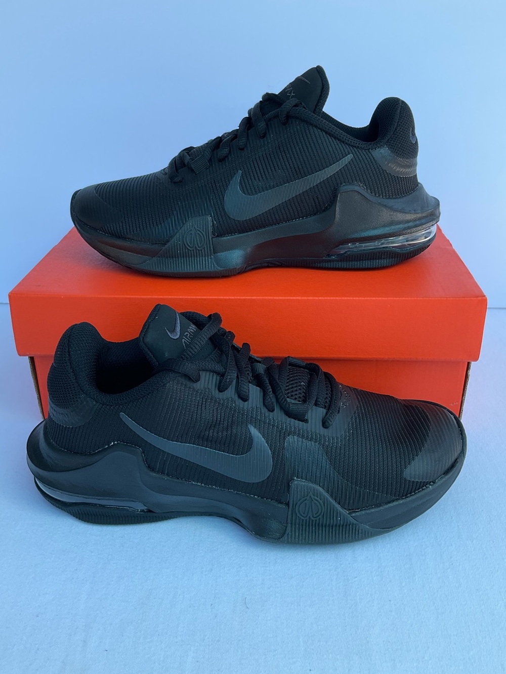 Nike Air Max Impact 4 Black Low-Top Athletic Sneakers